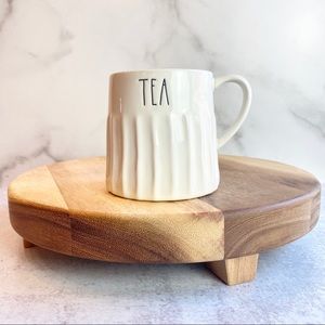 Rae Dunn TEA Textured Stripe Mug